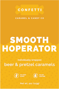 Beer Pretzel Caramels