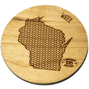 Wooden Ingredient Coaster Set
