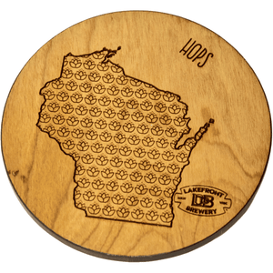 Wooden Ingredient Coaster Set